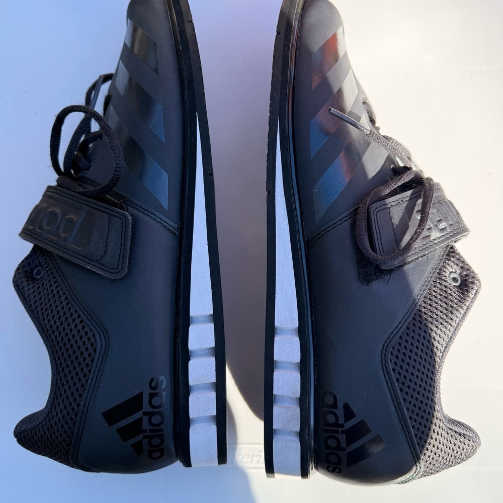 Adidas Black and White Power lift 3.1 Men’s Shoes size 10.5